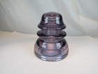 Vintage Whitall Tatum No  1 Purple Glass Insulator - Nice Condition