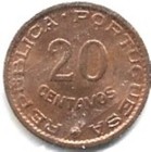 1962 Angola Africa  portugese Colony  20 Centavos - Uncirculated - Free Shipping