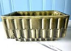 Vtg Cookson Pottery Planter Avocado Green Geometric Pattern Cp-337 Usa 7 1 4  L