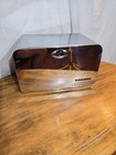 Vintage Mid Century Metal Kitchen Bread Box Door Beauty Box