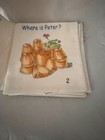 Vintage Peter Rabbit Cloth Book  Baby Book  Baby Soft Book  Washable Book  Cloth