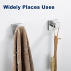 Towel Hooks For Bathrooms  Brushed Nickel Towel Hook For Kitchen Bathroom