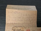 Wwi Aef Letter Btry E 322 U s f a At The Front Writing Material Was Impossible 