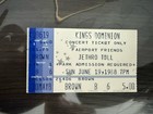 Jethro Tull 6 19 88 Kings Dominion Authentic Ticket Stub Rare Seldom Seen