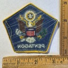 Vintage Pentagon Us Army Command Iron On Patch Washington Dc Travel Souvenir