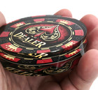 New 3  Acrylic Dealer Button - Poker Dealer texas Hold em By Chipdaddy