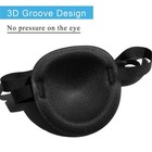 Thsiree 2pcs Eye Patch Medical For Adults And 2 Count  pack Of 1   Black