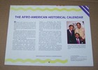 The Afro-american Historical Calendar - 1993 Advertising Calendar  T12