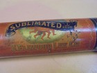 Antique J  Ellwood Lee Co  Sublimated Gauze Tube Dressing Tube W  Glass Bottle