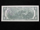 1976 Postmarked Bicentennial Two Dollar Note   Uncirculated    2 First Day Issue