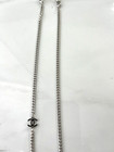 Without Packaging Chanel Detachable 30 Inch Silver Chain For Sunglasse G1n
