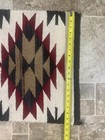 1930s Gallup Nm Navajo Wool Rug Flawless Weaving Eye Dazzler 39x20 Wall Hanger 