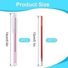24 Pcs Heat Erasable Fabric Marking Pen With 6 Pens And 18 Refills Disappearing
