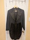 Men s Black After Six Tuxedo Tailcoat Formal Wedding  Long Tails Masson Groom