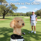 Golden Doodle Dog Head Golf Club Headcover For Driver   Woods