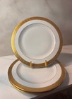 Set Of 3 Vintage Royal Bavarian Hutschenreuther Fine China Dinner Plates 22k 10 