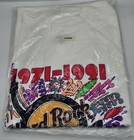 Vintage Nos Hard Rock Cafe Graphic T-shirt 20th Anniversary   Still Rocking 1991