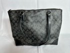 Coach Zip Top Tote In Signature Black No Hangtag F29208