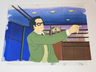 Superfriends Production Animation Cel Of Martin Stein Aka Firestorm Framed Obg