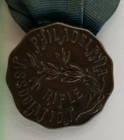 Vintage 1900 s Philadelphia Pa  Rifle Association Shooting Award Ribbon Pin