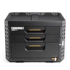 Toughbuilt Stacktech Locking Box plastic Storage Tool   Gear Organizer open Box 