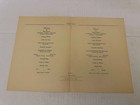 Vintage June 1953 Norwegian American Line Dinner Menu