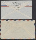 1947 Two New Zealand - Canada Flight Covers Aamc  4713  A