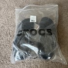 New Crocs Unisex Offroad Sport Clogs Adjustable Turbo Strap Black graphite Us9