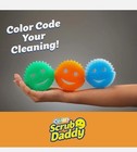 Scrub Daddy 3 Pack- Dish Scrubber   Non-scratch Cleaning Sponges Kitchen