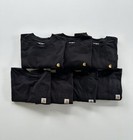 Carhartt Work In Progress T-shirts Men   s Medium Black Short Sleeve - Lot Of 7