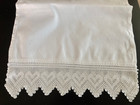 Baker s Dozen  Lovely  Lot Of  13  Vintage Hand Embr crochet Edge Table Runners