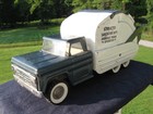 Vintage Early 1960 s Structo Sanitation Pressed Steel Garbage Truck
