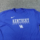 Kentucky Wildcats Shirt Mens Xl Blue Nike Dri Fit Basketball Uk Logo