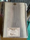 2 New Walnut Hollow Farm Basswood And Walnut Country Plank With Bark 13  X 9 