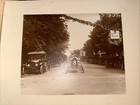 Antique Automobile Race Car Wwi Soldier Parade Photo Rare