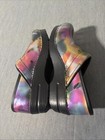 Dansko Women s Professional Patent Spray Paint Clog Size 39 Eu Slip Resistant