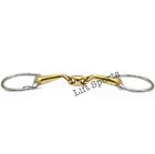 Eggbutt Horse Verbindend Bit Snafflle Double Jointed With German Silver   Steel