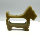 Vintage Green And Red Scotty Dog Bakelite Napkin Ring Holders Lot