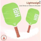 Hudef Usapa Pickleball Paddles Set 4 Outdoor Balls  Pu Leather Carry Bag