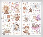 12 Sheets Big Size Spring Summer Window Clings Spring Window Decorations 