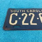 1957 South Carolina License Plate Auto Tag C-22-683