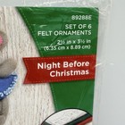 Bucilla Felt Ornament Kit Night Before Christmas Mice Set 6 Diy Craft Vtg Style
