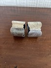 Pair Of Antique Victorian Nickel Silver Napkin Rings