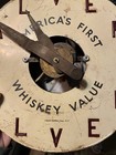 Antique Calvert Whiskey Advertising Clock  Electric Shank Sign Co  New York 