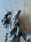 Vintage Pewter Wizard Figurine