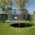 14ft Trampoline With Flash Lite Zone  Steel Flex Enclosure System
