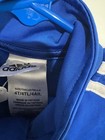 Adidas Boys Blue And Black Three-stripe Full-zip Track Jacket