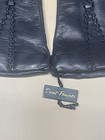 Vtg Gloves Dents Fownes Size Small 7 1 2 Leather Made In Portugal Black New
