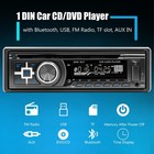 Single Din Car Stereo Radio With Cd dvd Player Usb Bluetooth Fm Am Rds Sd Aux