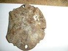 Vintage Automotive Bicycle Packard Metal Emblem - Bent - Rough